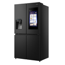 545L Cross Door Inverter Refrigerator (Black) with Ice Cube Maker & LED Screen