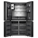 545L Cross Door Inverter Refrigerator (Black) with Ice Cube Maker & LED Screen