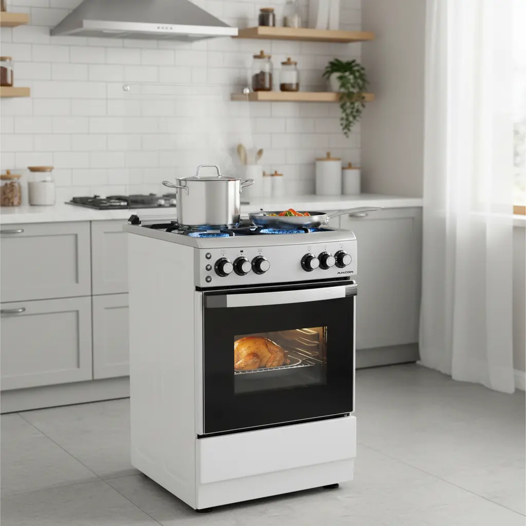 60x60 Free Standing 3 Gas Burner 1 Electric Hob and Gas Oven (6031).2.webp