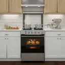 Gas Cooker 60x60 Vitroceramic Free Standing Oven(6004).webp