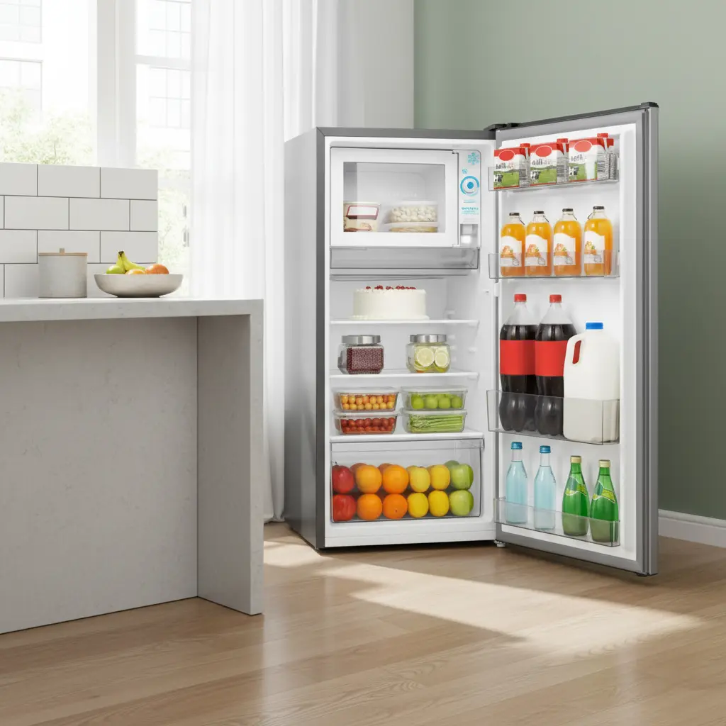 150L Single Door Refrigerator (Silver).webp