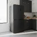 421L Cross Door Refrigerator-Black - Amcon.webp