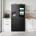545L Cross Door Inverter Refrigerator (Black) with Ice Cube Maker & LED Screen.webp