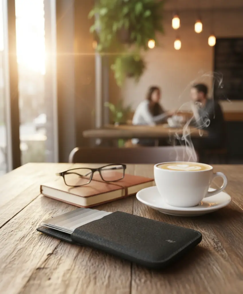 DAX Wallet Microfibre Leather - Red Black.webp