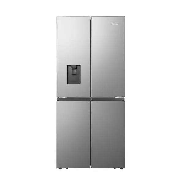 470L Cross Door Refrigerator With Water Dispenser-Silver 