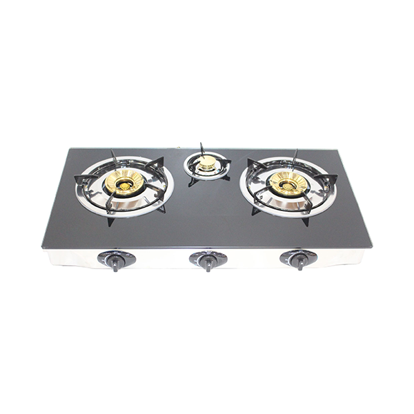 Amcon 3 Burner Table Top Gas Cooker (Glass) GS1-7