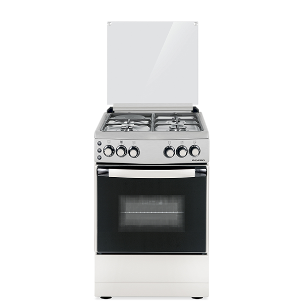 60x60 Free Standing 3 Gas Burner 1 Electric Hob and Gas Oven (6031)