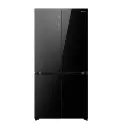 605L Cross Door Luxury Inverter Refrigerator - Black 