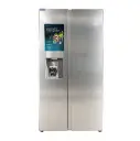 528L Side-By-Side Refrigerator With Water Dispenser & Ice Maker - Silver 