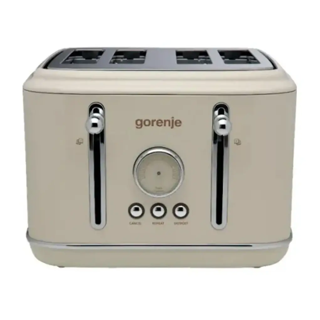 Toaster 4 Slots Toaster 2300W Classico Ivory - Gorenje 