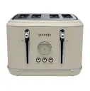 Toaster 4 Slots Toaster 2300W Classico Ivory - Gorenje 