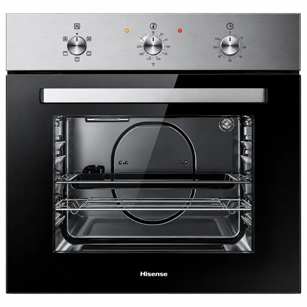 Built-In Electric Oven 60cm 6x Functions, Mechanical Control – Stainless Steel 