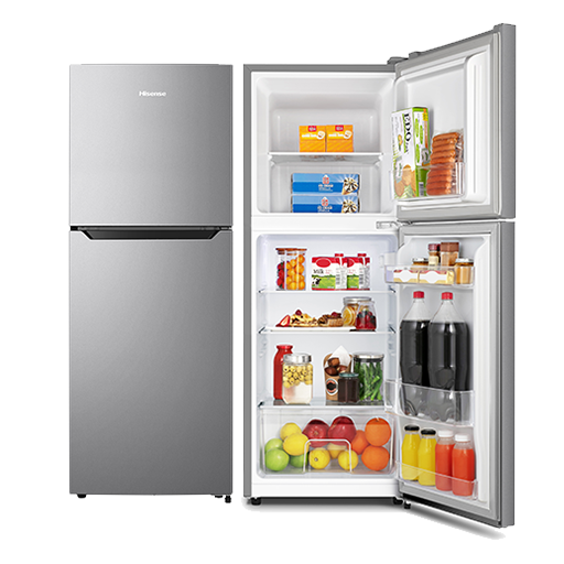 150L Single Door Refrigerator - Silver