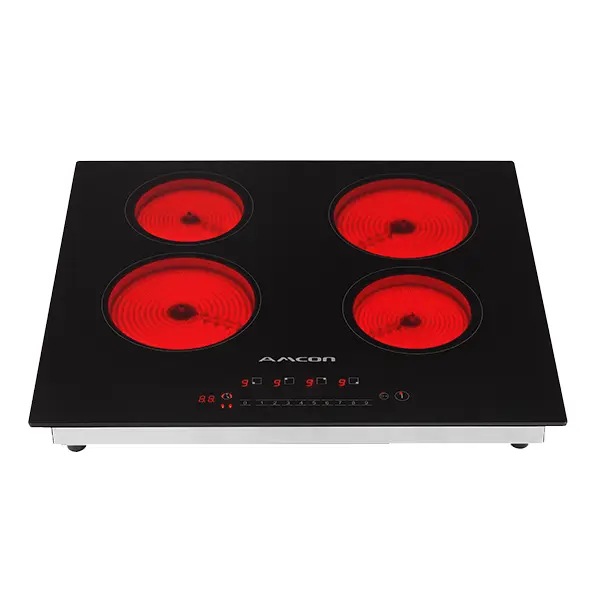 Electric Ceramic Hob, Digital Touch, 4 Burner