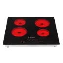 Electric Ceramic Hob, Digital Touch, 4 Burner