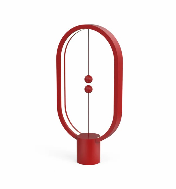 Heng Balance Lamp Eclipse Plastic USB - Red