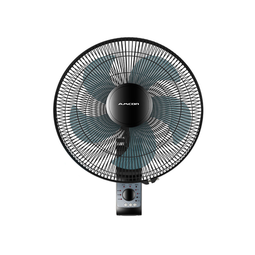 Amcon 16 Inch Electric Wall Fan with Remote 60W