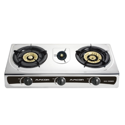 [GST-T22] Amcon 3 Burner Table Top Gas Cooker GST-T22