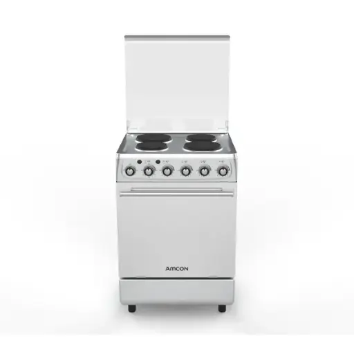 [GC60x60K64] 60x60 Free-Standing Electric 4 Hot Plates and 85L Oven - Amcon  