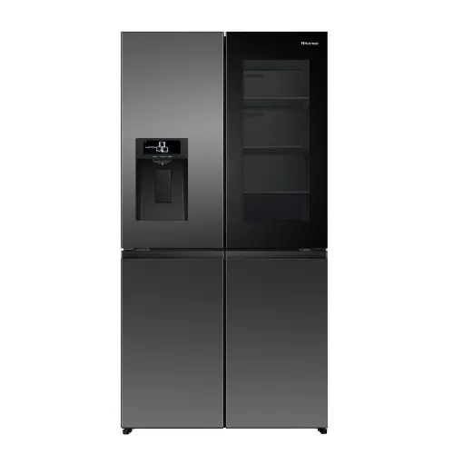 [RQ9P600GTL] 600L Cross Door Refrigerator with Ice Maker and Visible Window Door (Inverter) 