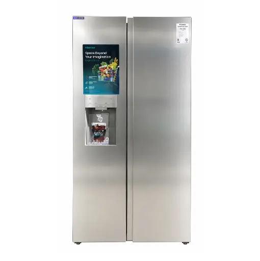 [RS528P5AS3] 528L Side-By-Side Refrigerator With Water Dispenser & Ice Maker - Silver 