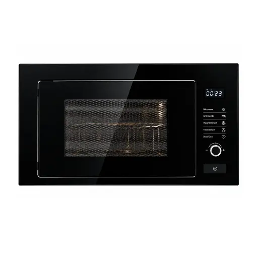 [HEO601SSF] Built-In 25L Microwave Oven Digital Control Grill Push Button Black