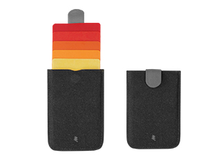 [ACDAXWLTRB]  DAX Wallet Microfibre Leather - Red Black 