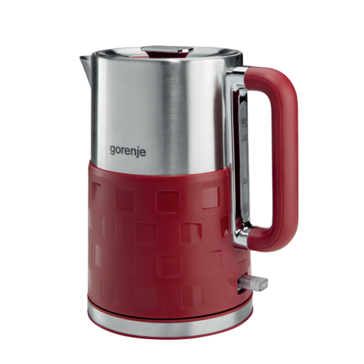 [KE17FER] Gorenje Kettle Electric 1.7L Stainless Steel/Red 2200W